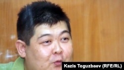 Former Kyrgyz security agent Aldayar Ismankulov, who is accused of murdering journalist Gennadi Pavlyuk