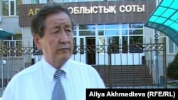 Дарибек Карабасов, член общественного совета при Алматинском областном суде. Талдыкорган, 24 сентября 2012 года.