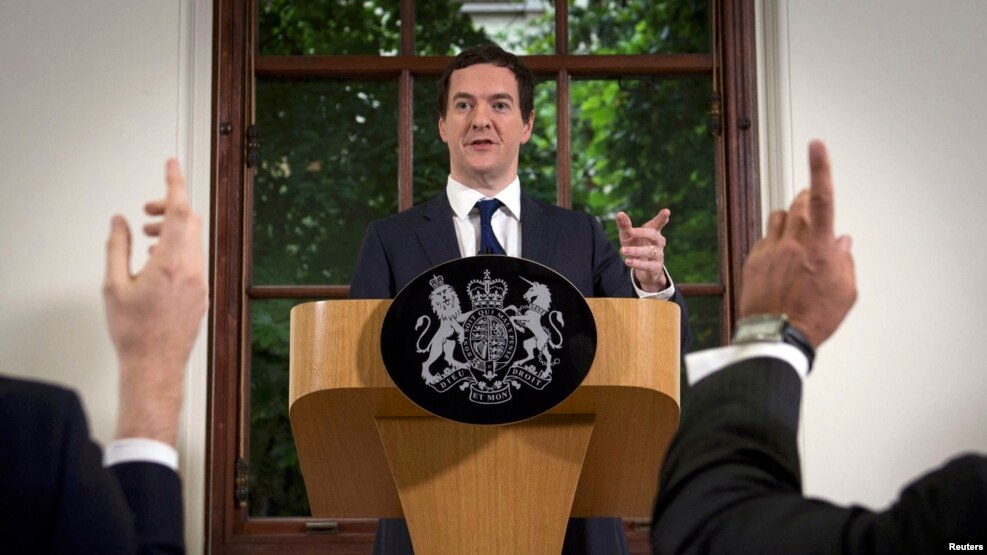 Ministri i Financave i Britanisë, George Osborne. Londër, 27 qershor 2016.