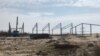 Строительство креветочной фермы на побережье между селами Штормовое и Поповка