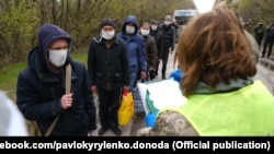 Обмін на КПВВ Майорськ, Донецька область, 14 квітня