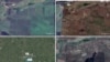 На супутникових знімках видно, що прикордонний із Україною полігон «Кузьминський» з’явився в Росії між жовтнем 2013 і жовтнем 2014 рр. Скріншоти