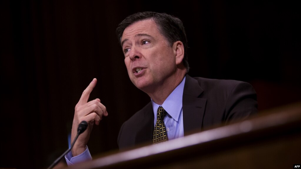 Former FBI Director James Comey