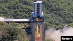 Հյուսիսային Կորեան փորձարկում է իրականացնում «Սոհե» ռազմական փորձադաշտում, 14-ը դեկտեմբերի, 2019թ.