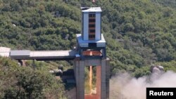 Centar Sohae gde je u decembru izvedena jedna od severnokorejskih proba, snimak iz septembra 2016.