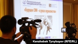 Kazakhstan – Regional Media Forum /journalist, mass-media, newspaper, TV/. Almaty, 20Sep2010