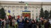 Херсонці радіють звільненню міста від російської окупації, листопад 2022 року