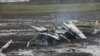 Обломки самолета, упавшего в Ростове рано утром в субботу
