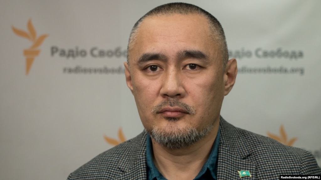 Оппозиционный активист из Казахстана Айдос Садыков в Киеве в 2016 году 