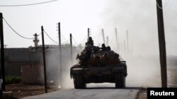 Turkey has sent ground troops into northern Syria to support Syrian opposition forces in the fight against IS militants and to curb Syrian Kurdish territorial gains.