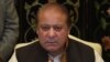 Former Pakistani Prime Minister Nawaz Sharif addresses a press conference in Islamabad on January 3.