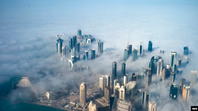 د دوحې یوه څنډه. د افغانستان په اړه جوړېدونکي غونډه په همدې ښار کې پلان شوې ده.