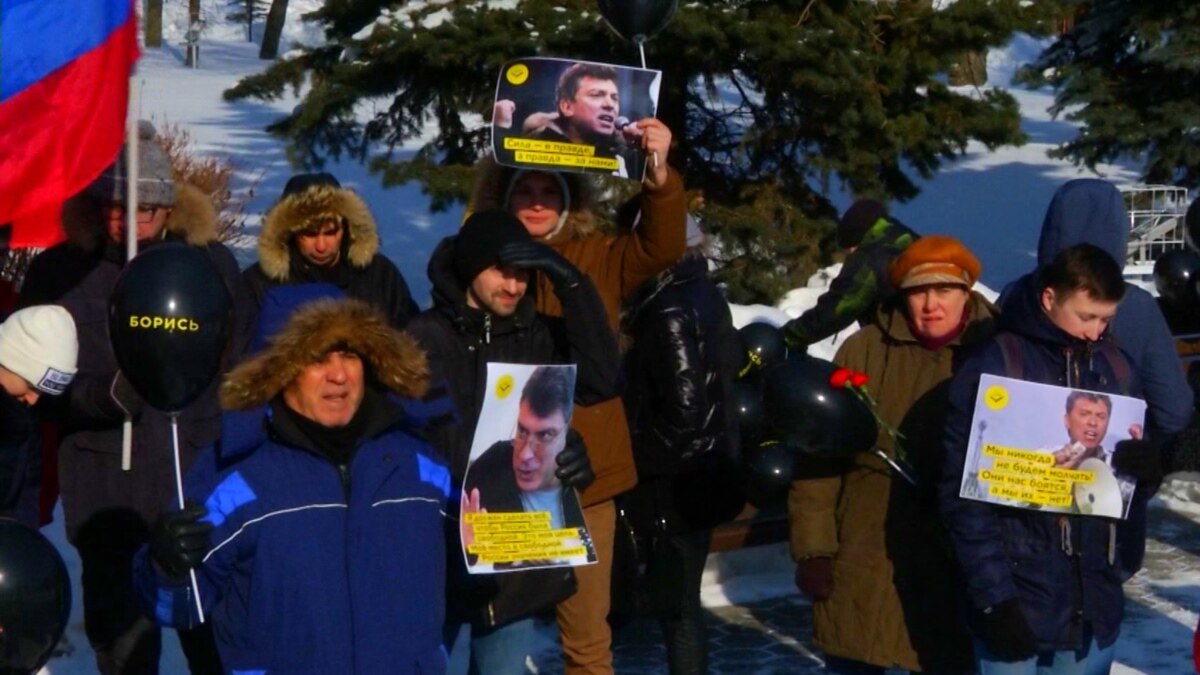 Rallies In Russian Cities Commemorate Nemtsov