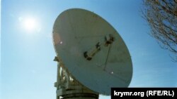 Радиоастрономический телескоп РТ-70 центра космической связи в Евпатории