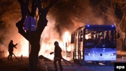 Взрыв в центре Анкары. Турция, 17 февраля 2016 года.