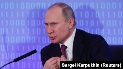 Владимир Путин, Ресей президенті. 9 ақпан 2018 жыл.