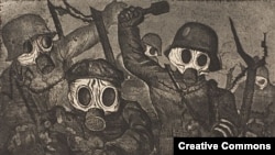 «Газовая атака», картина Отто Дикса (1924).