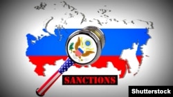 Илустрација за санкции на САД врз Русија 