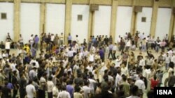 اعتراض دانشجویان در زنجان. (عکس: ایسنا)