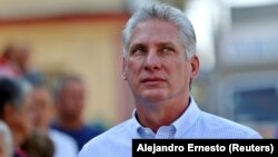 Cuban President Miguel Diaz-Canel (file photo)