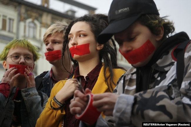 Акция ЛГБТ-сообщества в Санкт-Петербурге