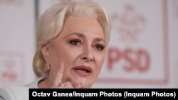 Viorica Dăncilă, fostul premier și președinte al Partidului Social Democrat