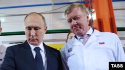 Владимир Путин и Анатолий Чубайс, 2016