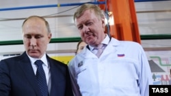 Владимир Путин и Анатолий Чубайс, 2016