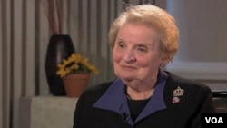 Former U.S. Secretary of State Madeleine Albright (file photo)