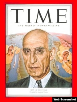 Mossadegh was named "Time" magazine's Person of the Year in 1953.