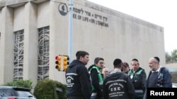 Pamja nga sinagoga ku ka ndodhur sulmi.