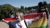 Митинг ЛГБТ-активистов в Санкт-Петербурге