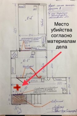 Схема жилища Виктора Лукьяна