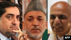 Dr. Abdullah Abdullah (left) and Ashraf Ghani (right) are the two leading candidates hoping to succeed Hamid Karzai as president.