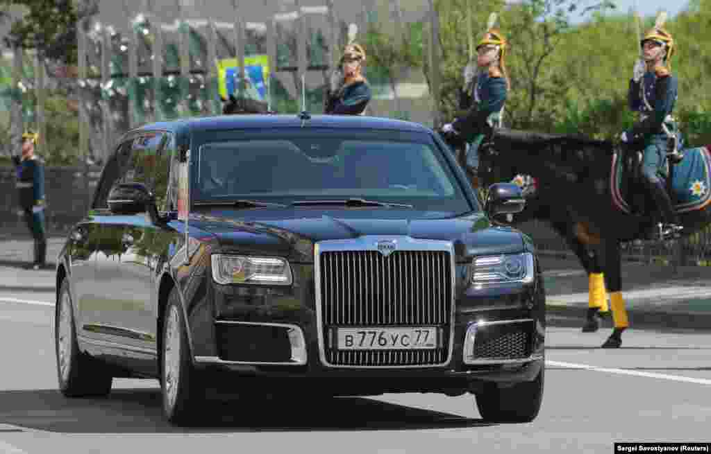 Russia’s answer to The Beast is the Aurus limousine, used by Vladimir Putin as Russia’s presidential state vehicle since its unveiling in 2018. The version of the car used by Putin is weighed down with thousands of kilograms of armor plating, bringing its total weight to 6.5 metric tons. Civilian versions of the Russian-made car are available. The cheapest version retails for $245,000.