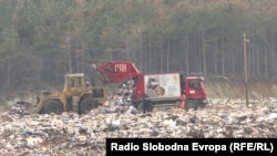 Депонијата Дрисла во близина на Скопје.