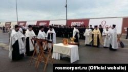 Церемония освящения круизного лайнера «Князь Владимир». Сочи, 27 мая 2017 года