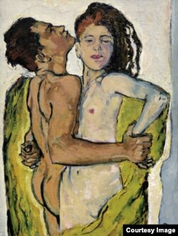 Koloman Moser, Amanți, c. 1914 Leopold Private coll., Leopold Museum, Vienna