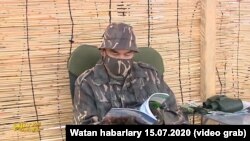 Президент Гурбангулы Бердімұхамедов еңбек демалысы кезінде, 15 шілде, 2020 жыл