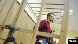 Фигурант "Болотного дела" и активист Ярослав Белоусов в суде.