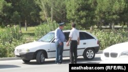 Дорожная полиция, Туркменистан 