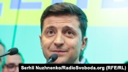 Володимир Зеленський, 21 квітня 2019 року