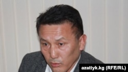 The arrested man's father, Turatbek Madylbekov (pictured), chairs the Kyrgyz parliament's anticorruption committee.