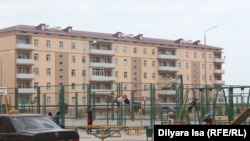 Многоквартирный дом, построенный по государственной программе. Туркестан, 2 июня 2018 года.