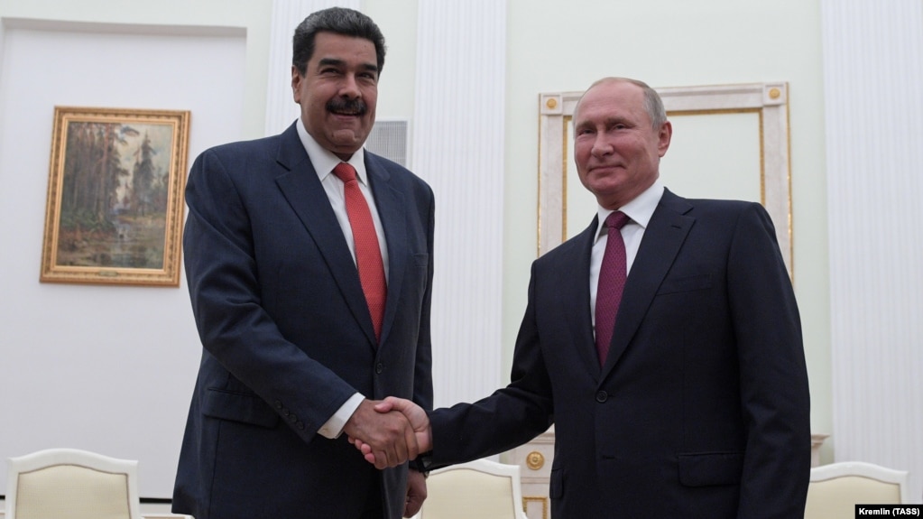 Президент Венесуэлы Николас Мадуро и президент России Владимир Путин во время встречи в Кремле. 25 сентября 2019 года