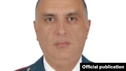 Старший лейтенант полиции Гагик Мкртчян (Фотография с фейсбуковской страницы начальника пресс-службы полиции Ашота Агароняна)