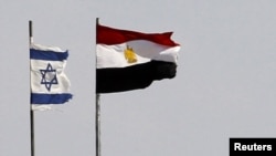 پرچم‌های مصر و اسرائیل