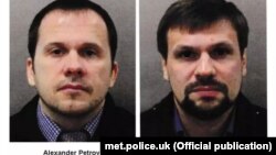 «Олександр Петров» і «Руслан Боширов» у розшукових фотоматеріалах британської поліції, 2018 рік