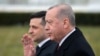  Президент Украины Владимир Зеленский (слева) и президент Турции Реджеп Эрдоган. Киев, 3 февраля 2020 года