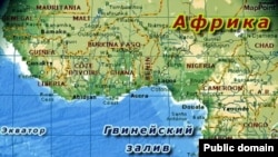 Гвинейский залив на карте